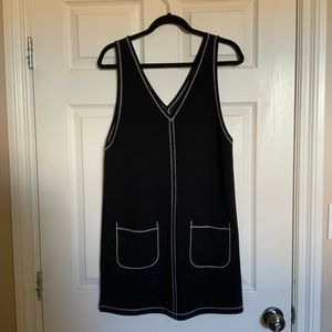 Black jumper-style dress